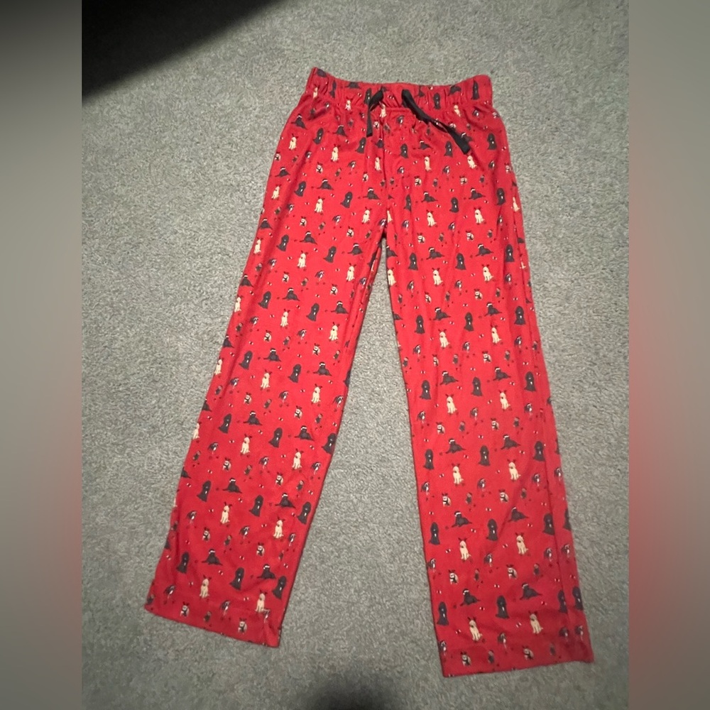 Vineyard Vines Boys Red Dog Holiday Cotton Pajama Pants, Size 8-10